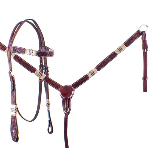 Rawhide Browband Headstall Set headstall set Shiloh