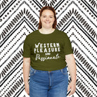 Western Pleasure & Passionate Short Sleeve Tee Horse Riding Discipline Tee Printify   