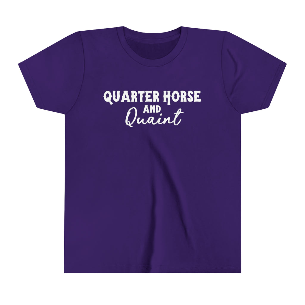 Quarter Horse Youth Tee Purple