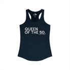Queen Of The 5D Tank Top Tank Top The Cinchy Cowgirl - Print XS Solid Midnight Navy