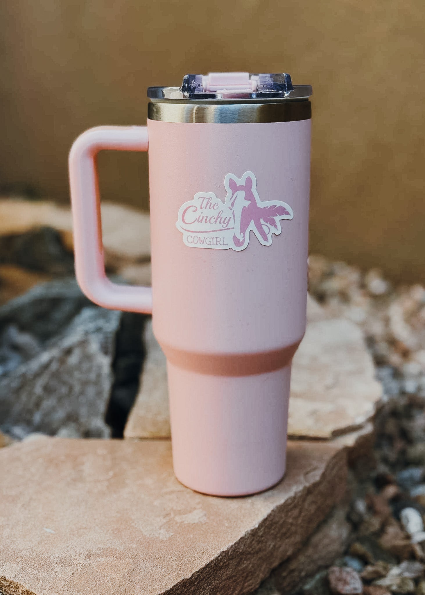 The Cinchy Cowgirl Logo Sticker [2 Colors] Sticker The Cinchy Cowgirl