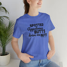 Appaloosa Butts Short Sleeve Tee tcc graphic tee Printify Heather Columbia Blue XS 