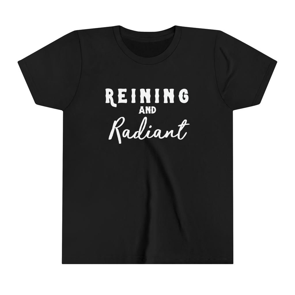Reining & Radiant Youth Tee Black