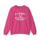 If Cranky, Return Me To The Barn Fleece Pullover Sweatshirt The Cinchy Cowgirl - Print S Heliconia
