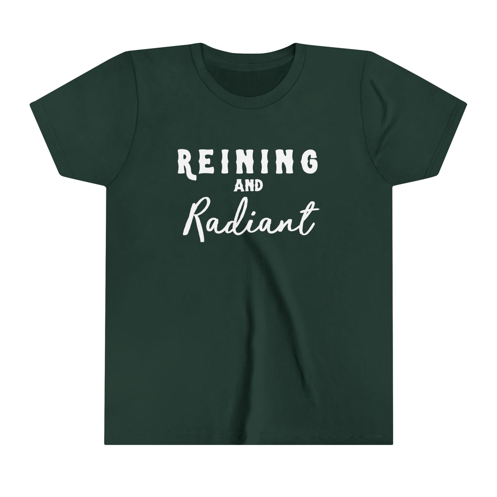 Reining & Radiant Youth Tee Forest