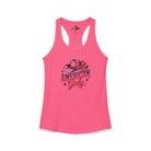 American Girly Tank Top Tank Top The Cinchy Cowgirl - Print XS Solid Hot Pink