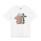 Praying Cowgirls Club Short Sleeve Tee Graphic Tee The Cinchy Cowgirl - Print White XS