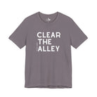 Clear The Alley Short Sleeve Tee Graphic Tee The Cinchy Cowgirl - Print Storm XS