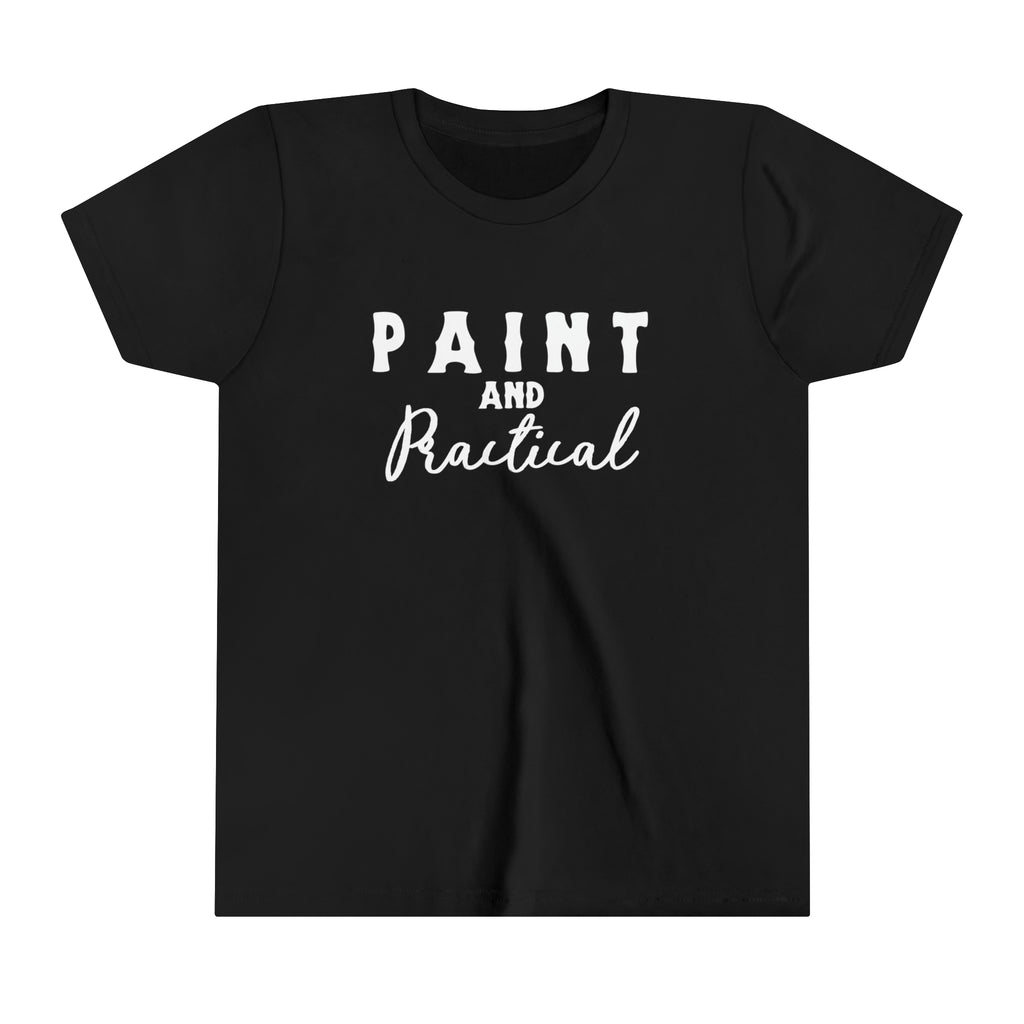 Paint & Practical Youth Tee Black