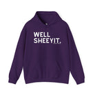 Well Sheeyit Hoodie Hoodie The Cinchy Cowgirl - Print Purple S