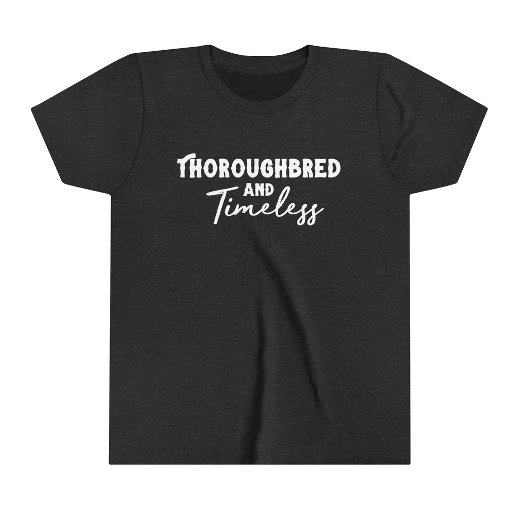 Thoroughbred & Timeless Youth Tee Dark Grey