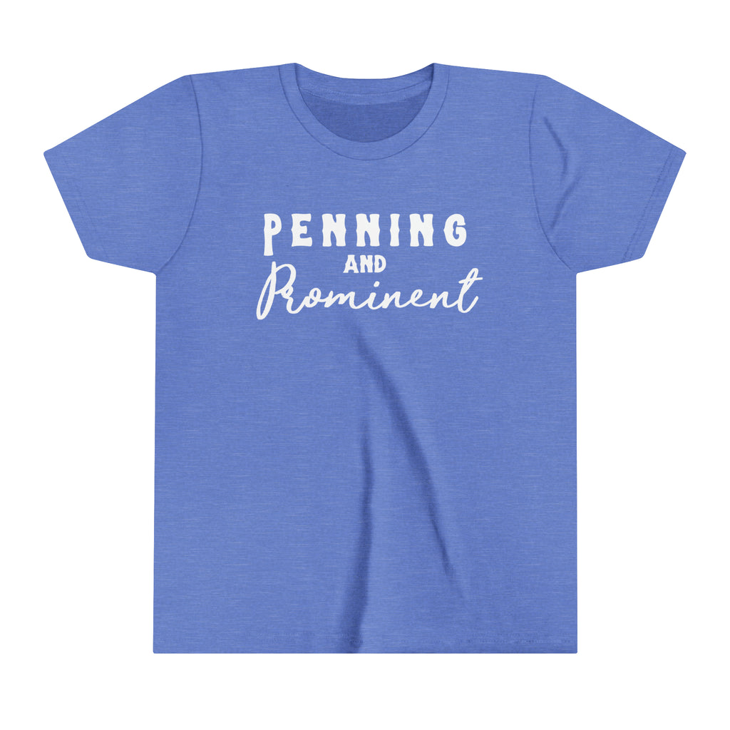Penning & Prominent Youth Tee Blue