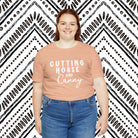 Cutting Horse & Canny Short Sleeve Tee Horse Riding Discipline Tee Printify   