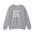 Shake It Like A Grain Bucket Pullover Sweatshirt The Cinchy Cowgirl - Print S Sport Grey