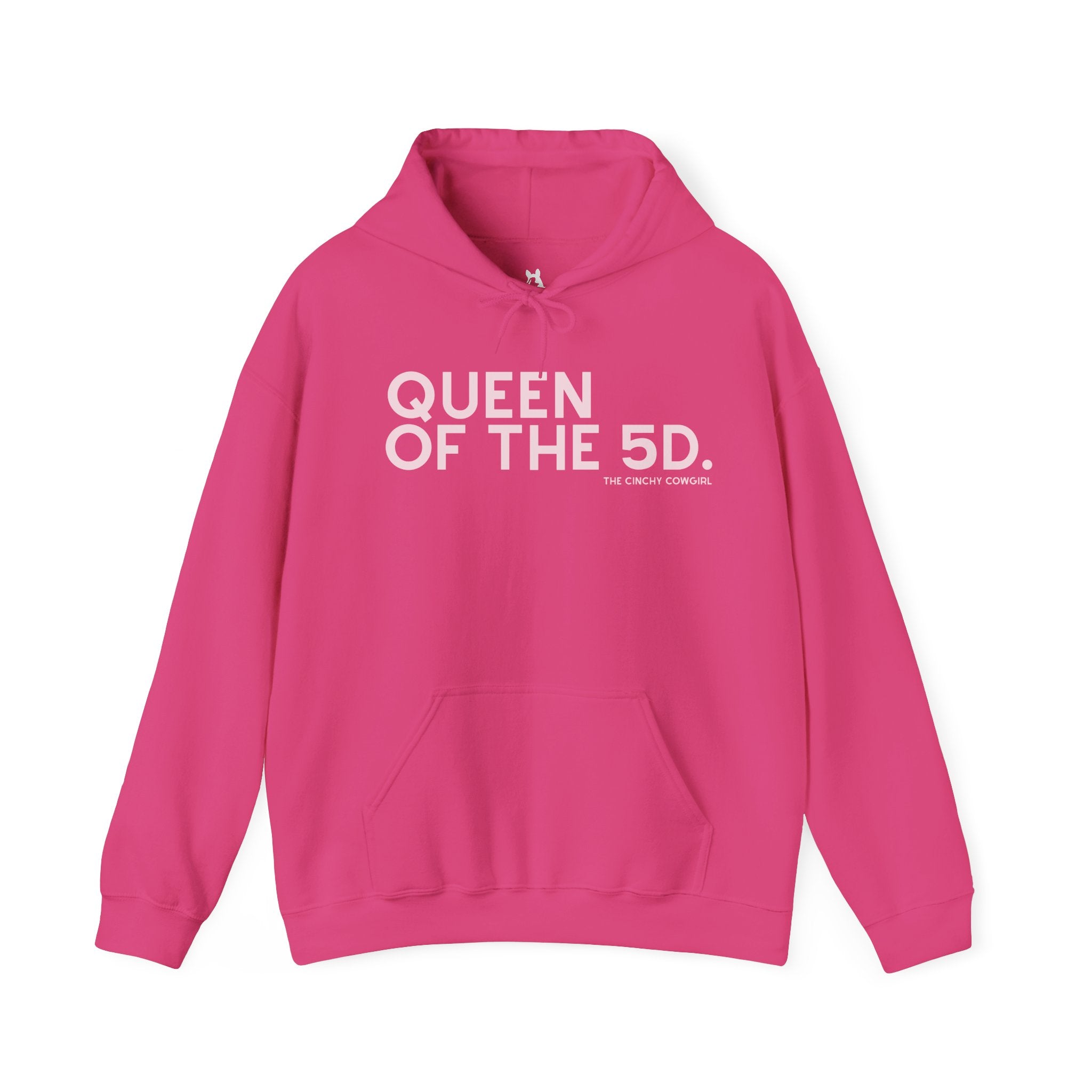Queen Of The 5D Hoodie Hoodie The Cinchy Cowgirl - Print Heliconia S