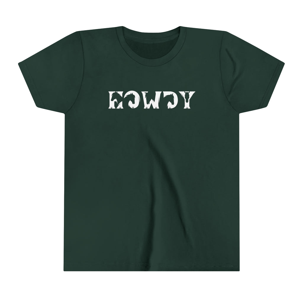 Howdy Youth Short Sleeve Tee Forest