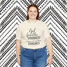 God Found the Strongest Short Sleeve Tee tcc graphic tee Printify   