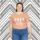 Grey & Gritty Short Sleeve Tee Horse Color Shirt Printify   