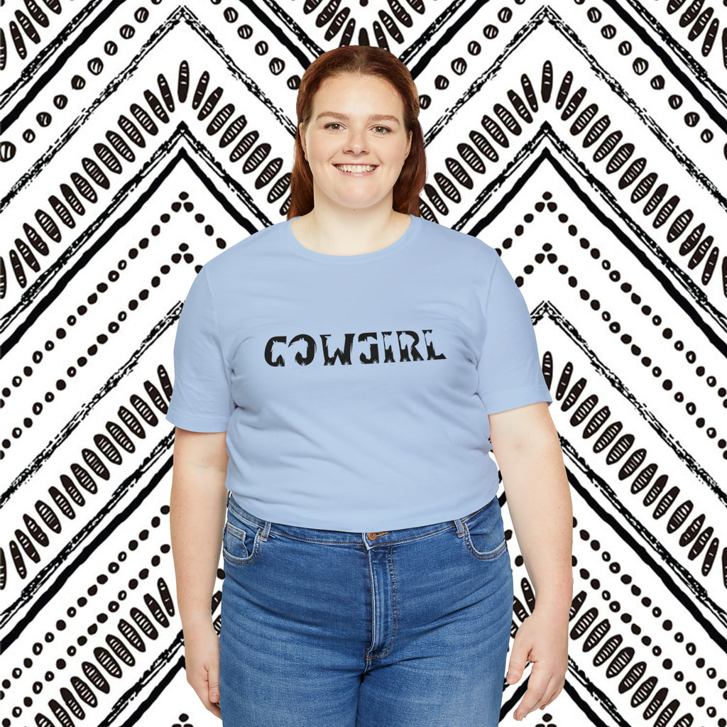 Cowgirl Short Sleeve Tee tcc graphic tee Printify   