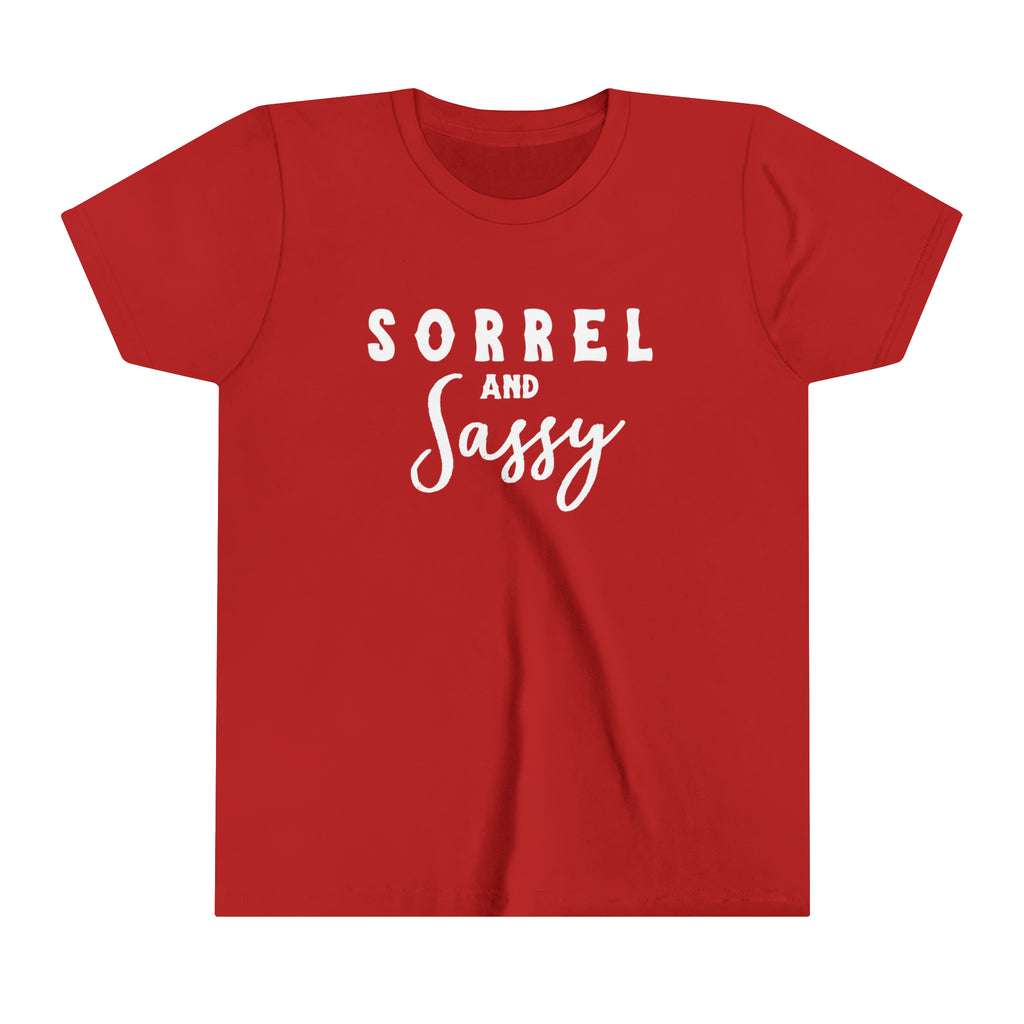 Sorrel & Sassy Youth Tee red