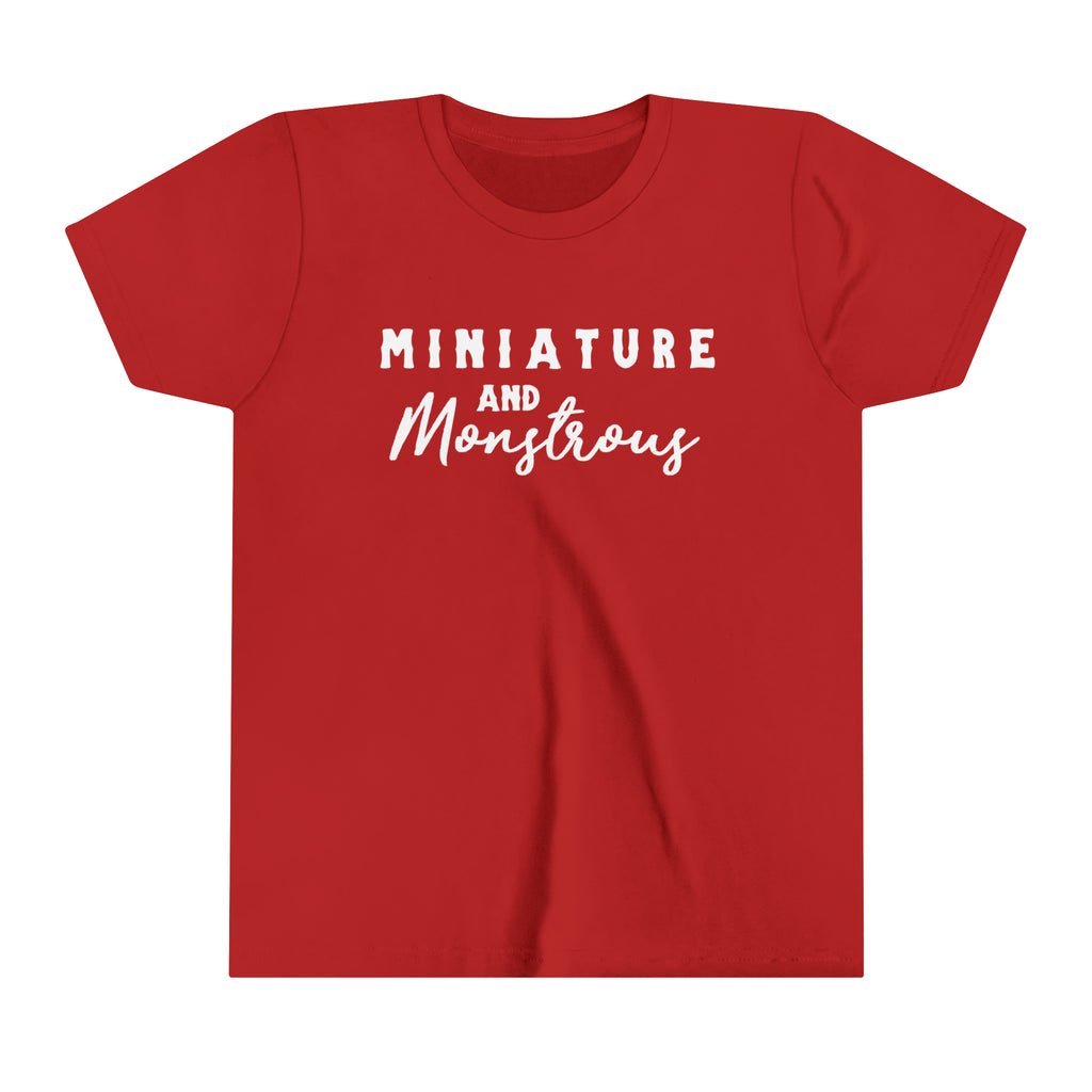 Miniature & Monstrous Youth Tee Red