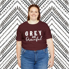 Grey & Graceful Short Sleeve Tee Horse Color Shirt Printify   