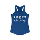 Chestnut & Charming Racerback Tank Horse Color Shirts Printify XS Solid Royal 