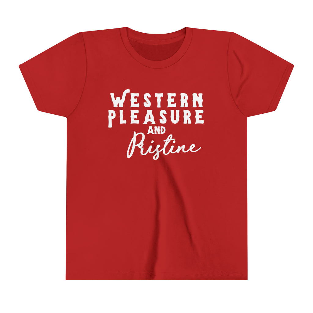 Western Pleasure & Pristine Youth Tee Red
