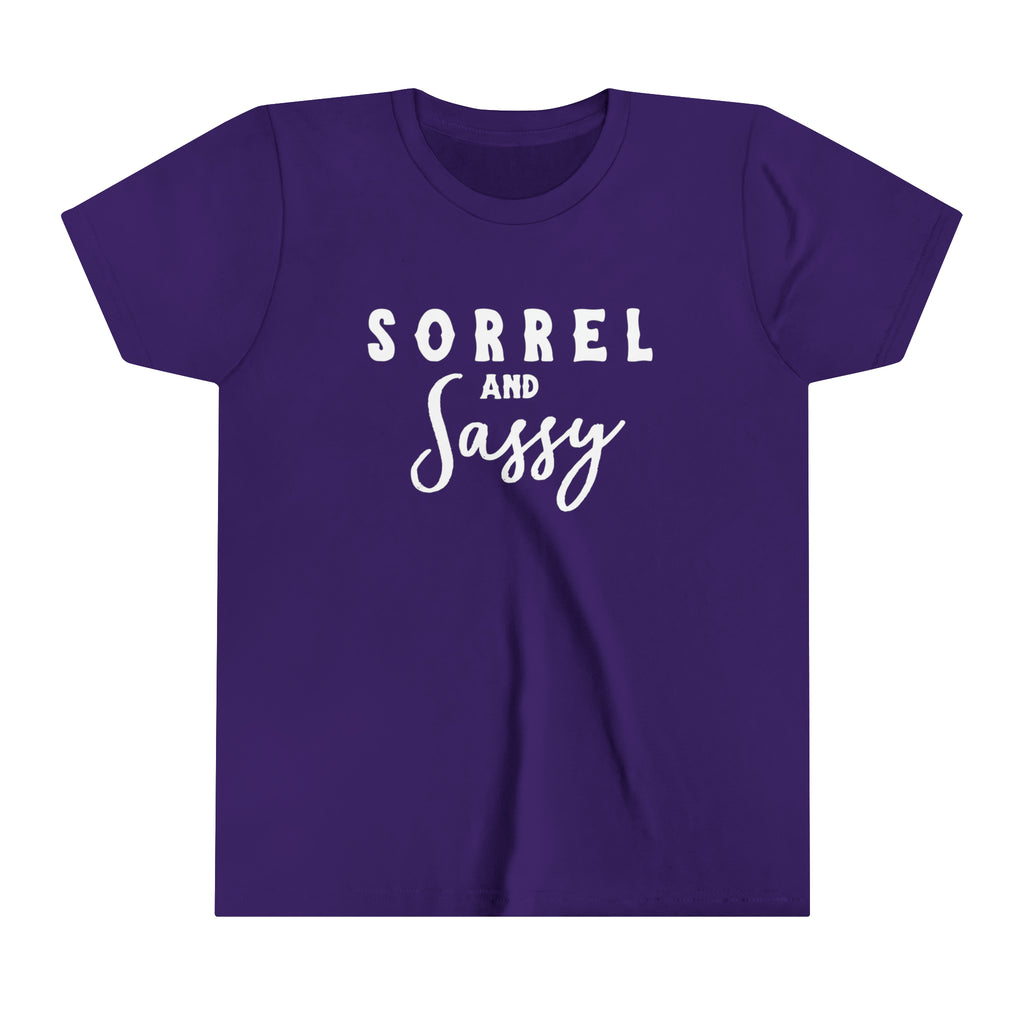 Sorrel & Sassy Youth Tee Purple