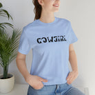 Cowgirl Short Sleeve Tee tcc graphic tee Printify Baby Blue XS 