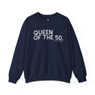 Queen Of The 5D Fleece Pullover Sweatshirt The Cinchy Cowgirl - Print S Navy