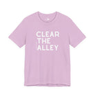 Clear The Alley Short Sleeve Tee Graphic Tee The Cinchy Cowgirl - Print Lilac XS