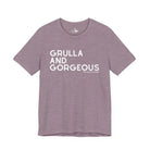 Grulla & Gorgeous Short Sleeve Tee Graphic Tee The Cinchy Cowgirl - Print Heather Purple XS