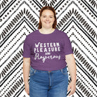 Western Pleasure & Prosperous Short Sleeve Tee Horse Riding Discipline Tee Printify   
