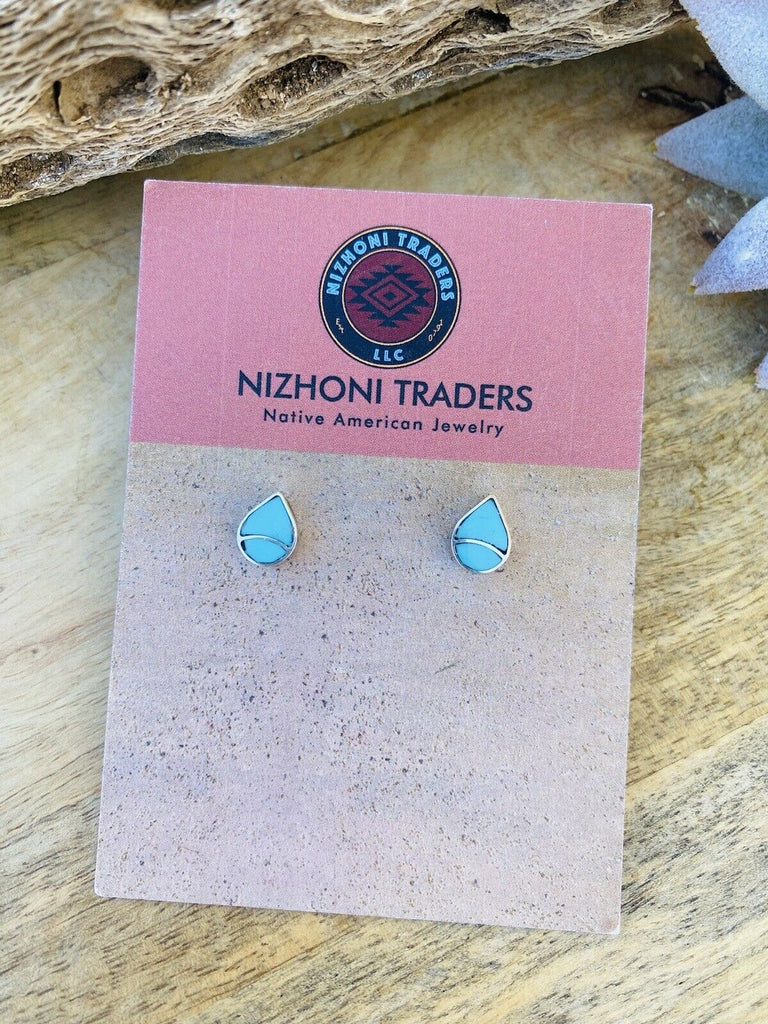 Southwestern Tears Stud Earrings NT jewelry Nizhoni Traders LLC   