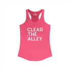 Clear The Alley Tank Top Tank Top The Cinchy Cowgirl - Print XS Solid Hot Pink