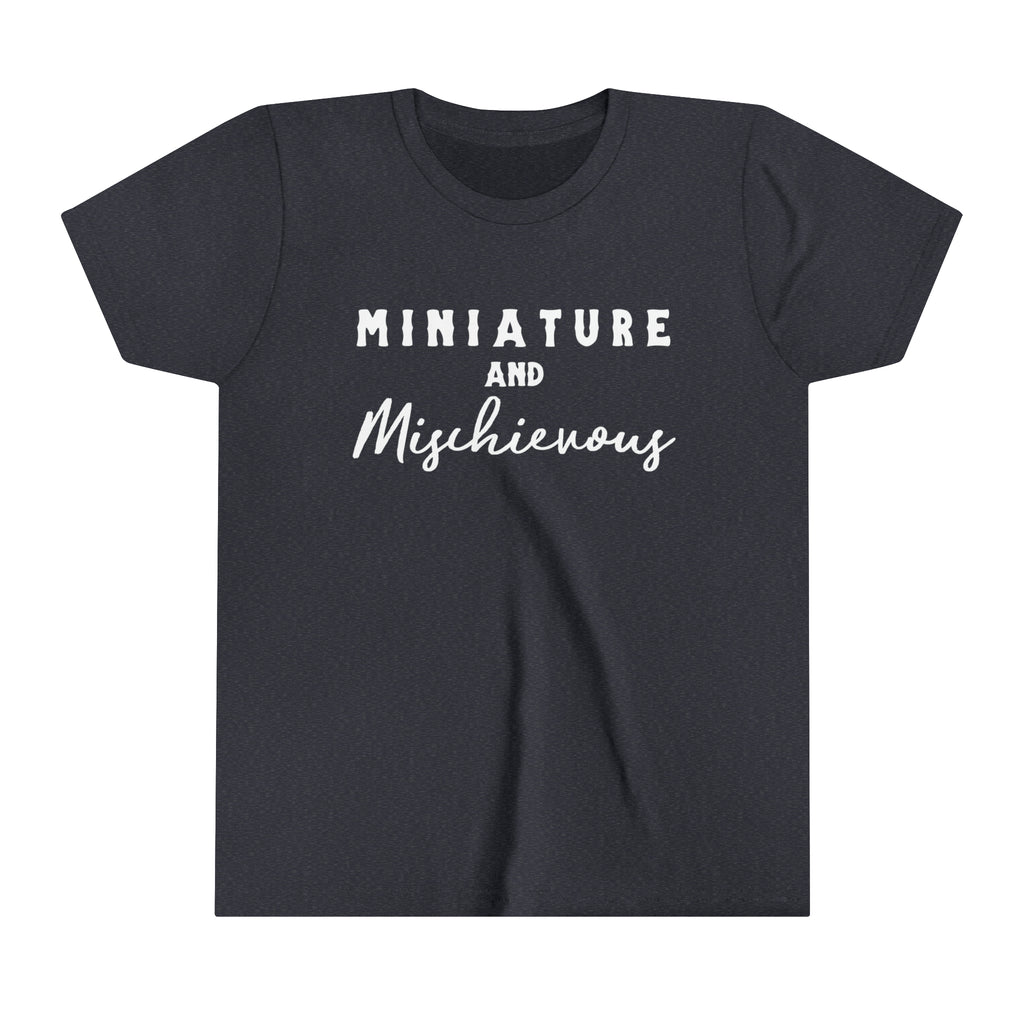 Miniature & Mischievous Youth Tee Navy