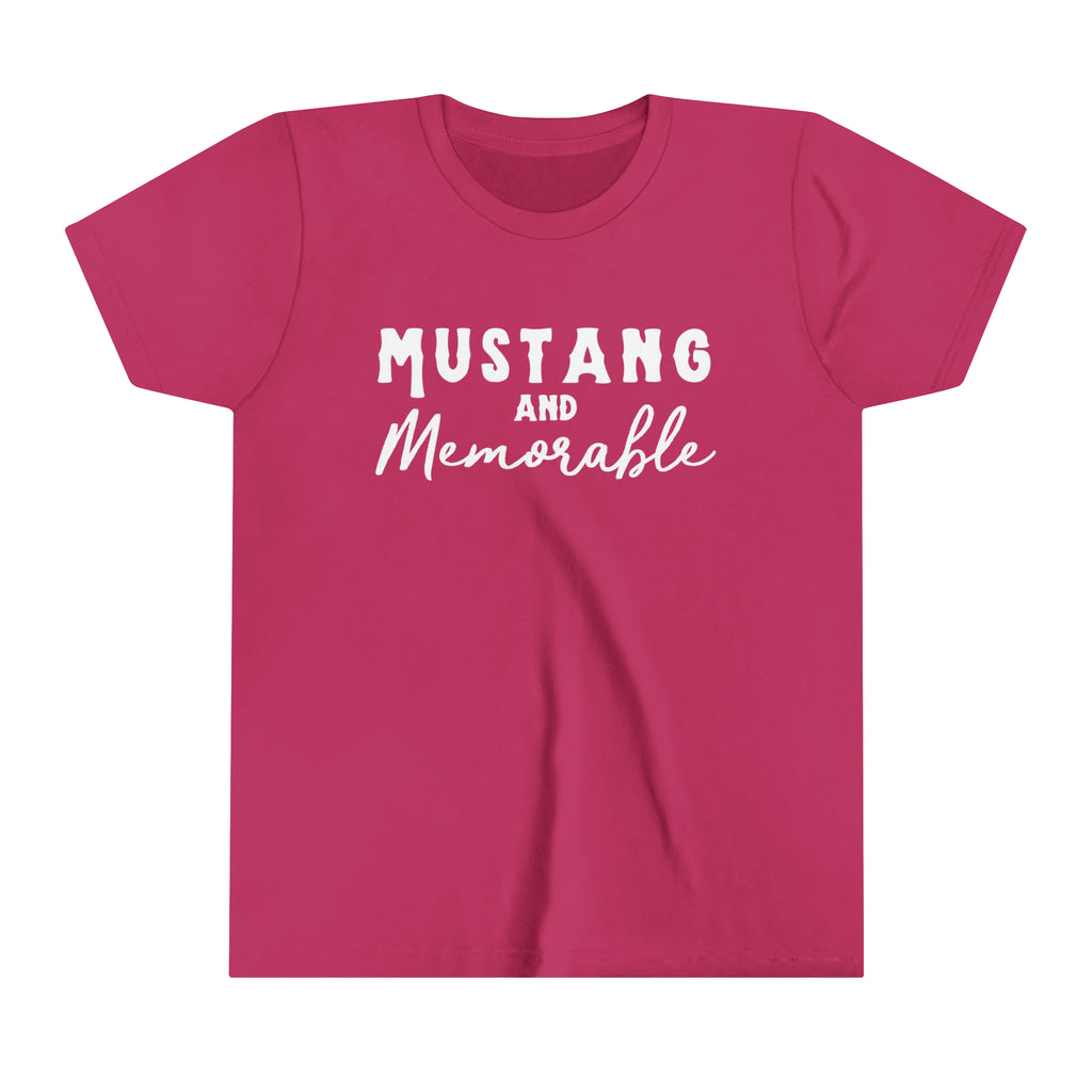 Mustang & Memorable Youth Tee Berry