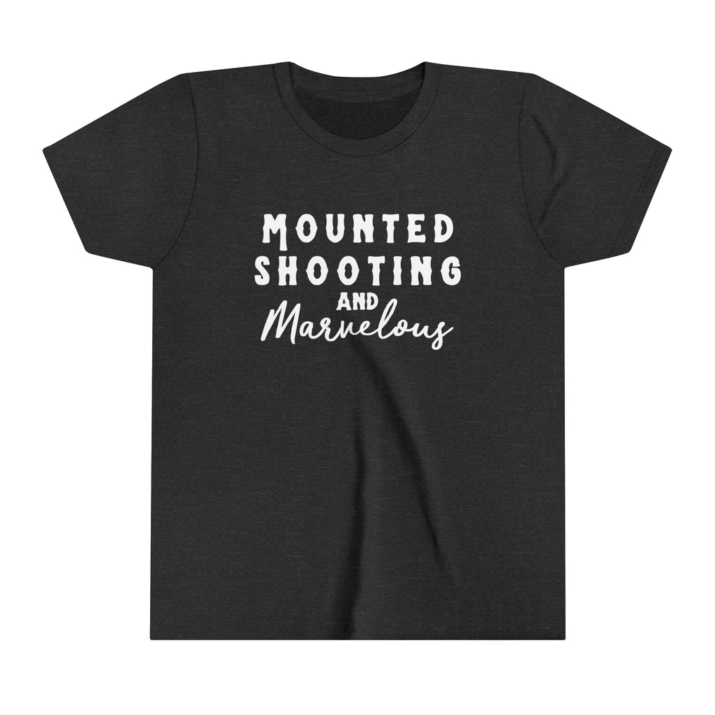 Mounted Shooting & Marvelous Youth tee Dark Grey