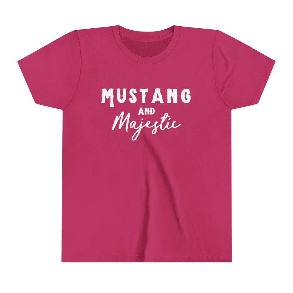 Mustang & Majestic Youth Tee Berry