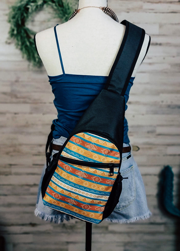 Southwestern Thunderbird Sling Bag sling bag The Cinchy Cowgirl   
