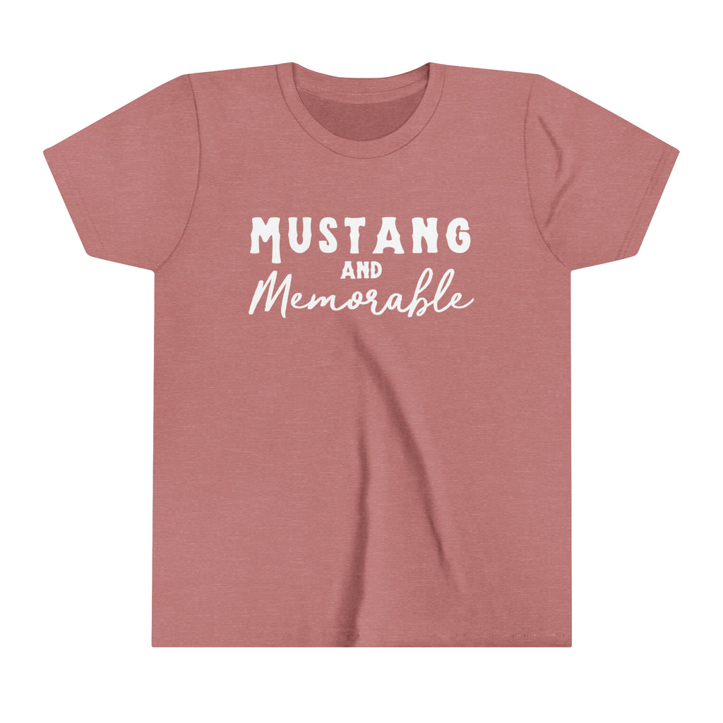 Mustang & Memorable Youth Tee Mauve