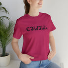 Cowgirl Short Sleeve Tee tcc graphic tee Printify Berry XS 