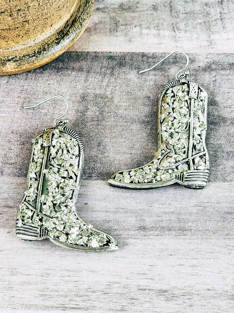 Sparklin' Boot Earring