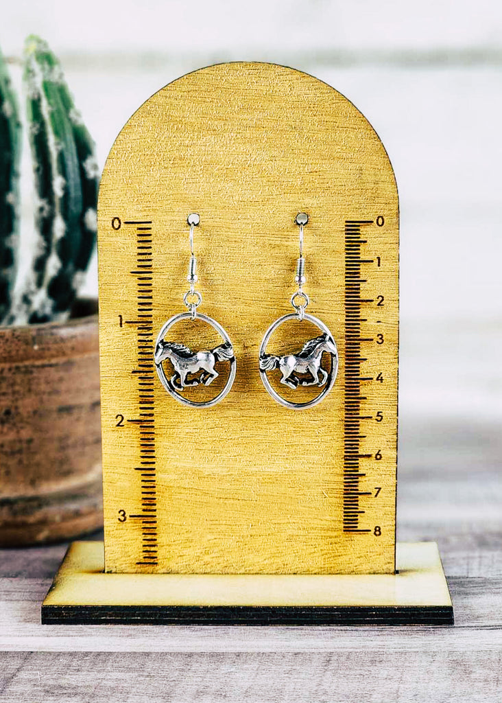 Wild Horses Earrings Measurement