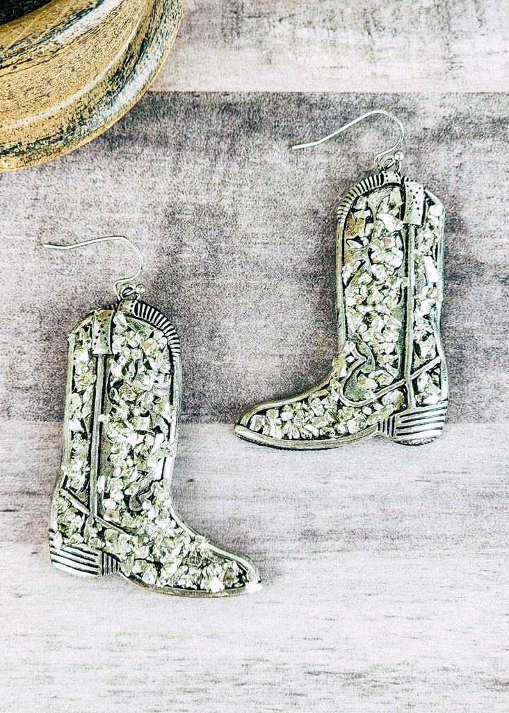 Sparklin' Boot Earring