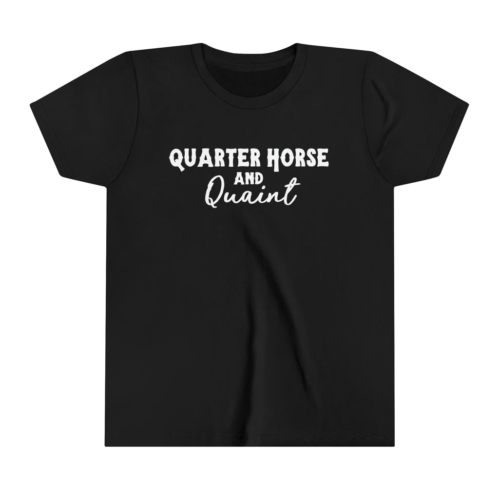 Quarter Horse Youth Tee Black