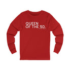 Queen Of The 5D Long Sleeve Tee Long-sleeve The Cinchy Cowgirl - Print S Red