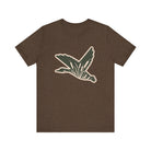 Green Duck Short Sleeve Tee (Available In 14 Colors) T-Shirt The Cinchy Cowgirl - Print Heather Brown XS