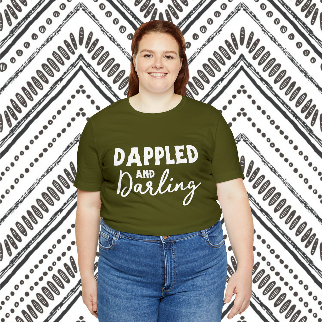 Dappled & Darling Short Sleeve Tee Horse Color Shirt Printify   